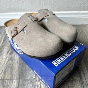 💋Birkenstock Women’s Boston Taupe Regular Clogs Size37-42